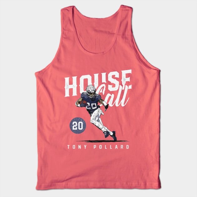 Tony Pollard Dallas House Call Tank Top by Chunta_Design